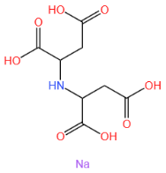 亚氨基二琥珀酸四钠-IDS·Na4结构式